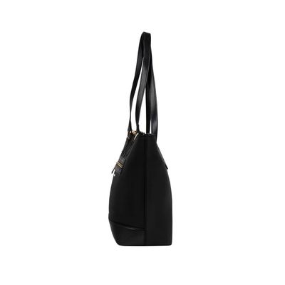Bolsa de Ombro Feminina Tote Nylon Premium Preta U / Preto
