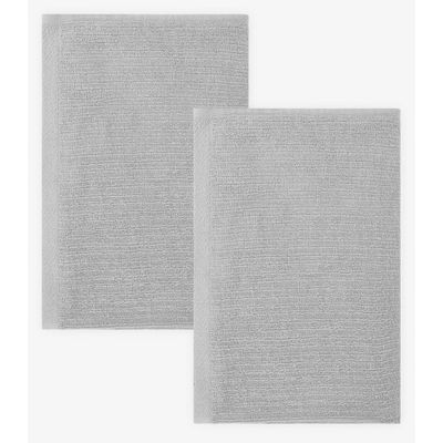 Kit 2 Toalhas De Banho De Algodão Rovitex Home Cinza UN / Cinza