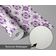 Papel de Parede Adesivo Impermeável Estilo Vintage, Azulejo Floral para Cozinha, Roxo - S4Sassy 63,5 cm (L) × 304,8 cm (C) / Roxo - Vinil Texturizado