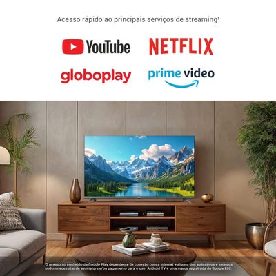 Smart TV 40" Philco LED Full HD Android 11 P40SAA Bivolt