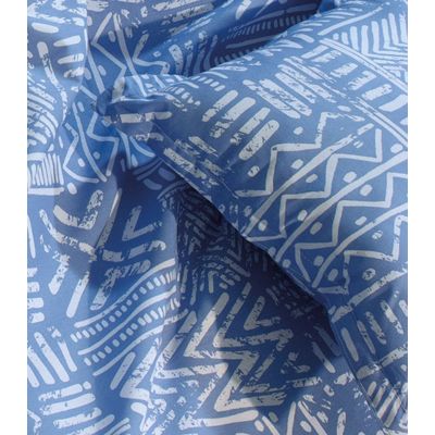 Jogo De Cama Classic Casal 4 Peças Teka Azul UN / Azul