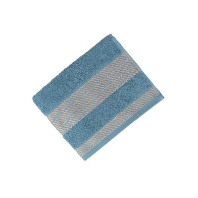Toalha De Rosto Siena De Algodão Atlantica Azul UN / Azul