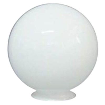 Globo para Poste Iluminação Jardim 15x30cm Leitoso Decorativo Pvc Global Dital
