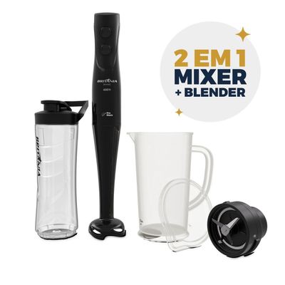 Mixer e Blender Britânia 2 em 1 com Turbo 400W BMX40C 127V