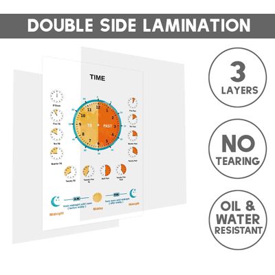 Cartazes Educativos Pacote 25 Laminados p/ Ensino Fund., Mapas EUA/Mundo; Sistema Solar; Tabela Periódica; Matemática + Outros - Traceease 21,59 Cm × 27,94 Cm / Multicolorido