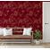 Papel de Parede Floral Vintage Roxo Autoadesivo em Vinil, Aplicação Fácil para Quarto Estilo Fazenda, Sala, Armário e Ambientes - S4Sassy 63,5 cm (L) × 152,4 cm (C) / Roxo - Vinil Liso