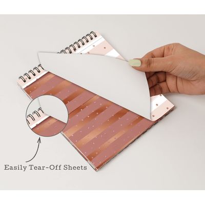 Bloco de 25 Folhas Scrapbook Texturizado Tema Pastéis Metálicos, Lado Único Colorido para Scrapbooking, DIY, Cartões e Diários - Inkdotpot 15,24 Cm × 15,24 Cm / Multicolorido
