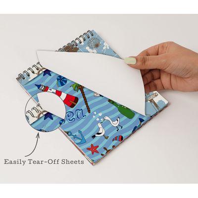 25 Folhas de Papel Scrapbook Textura Náutica, Lado Único, Cartão Colorido para Scrapbooking, DIY e Criação de Cartões - Inkdotpot 15,24 Cm × 15,24 Cm / Multicolorido