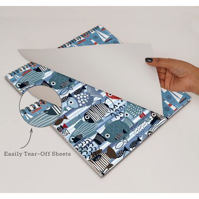 25 Folhas de Papel Scrapbook Textura Náutica, Lado Único, Cartão Colorido para Scrapbooking, DIY e Criação de Cartões - Inkdotpot 15,24 Cm × 15,24 Cm / Multicolorido