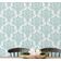 Papel de Parede Contorno Floral Verde, Vinílico Autoadesivo, Revestimento Decorativo DIY Fácil para Quarto, Sala e Ambientes - S4Sassy 63,5 cm (L) × 914,4 cm (C) / Verde - Vinil Liso