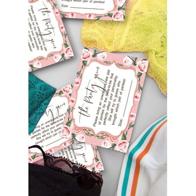 50 Cartões Florais Quadrados em Branco para Chá de Noiva e Despedida de Solteira, Jogo Vestido de Noiva e Ideias de Presente - Inkdotpot 6,35 Cm / Branco - Jogos de Festa