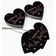 Etiqueta de Papel Metalizado 'Love' Isweet para Lembrancinha de Casamento para Pendurar - Inkdotpot 100 Etiquetas Metalizadas / Preto - Ouro Rosé