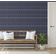 Dabu Stripe Papel de Parede Floral Estilo Asiático Autoadesivo, Revestimento Decorativo, DIY Fácil para Quarto e Sala - Azul - S4Sassy 63,5 cm (L) × 304,8 cm (C) / Azul - Vinil Liso