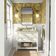 Papel de Parede Autoadesivo Estampa Vinha Vintage Amarelo Removível Vinil Descole e Cole para Parede de Destaque da Entrada - S4Sassy 63,5 cm (L) × 914,4 cm (C) / Amarelo - Vinil Liso