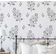 Papel de Parede Botânico Estilo Asiático, Vinílico Autoadesivo, Revestimento Decorativo Fácil DIY para Quarto e Sala, Cinza - S4Sassy 63,5 cm (L) × 152,4 cm (C) / Cinza - Vinil Texturizado