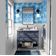 Papel de Parede Vinílico Autoadesivo Removível Recife de Coral Azul, Mural Instantâneo para Banheiro, Lavanderia e Closet - S4Sassy 63,5 cm (L) × 304,8 cm (C) / Azul - Vinil Texturizado