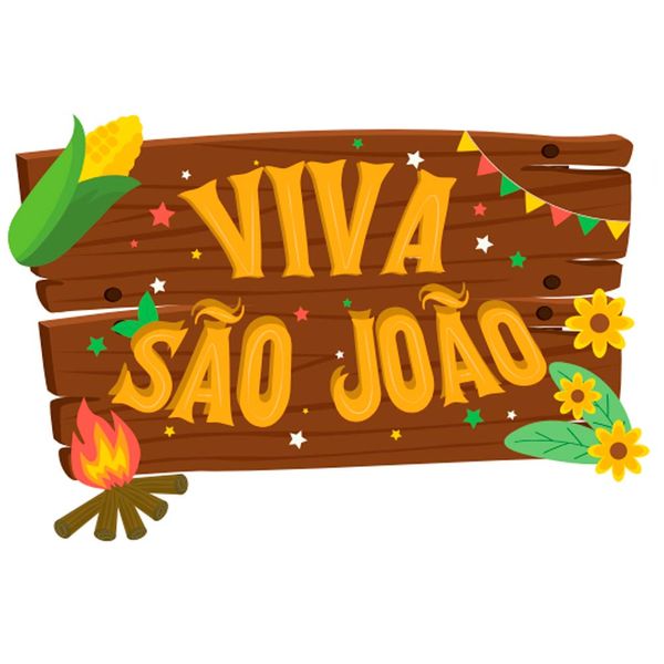 Painel São João de Papel 33X56Cm Playfun