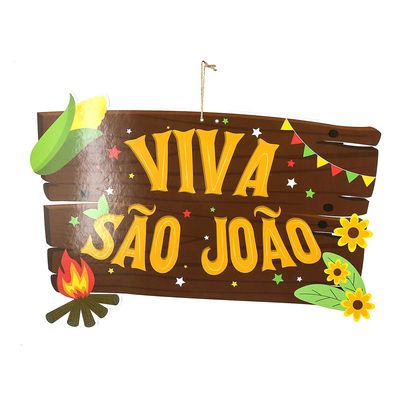 Painel São João de Papel 33X56Cm Playfun