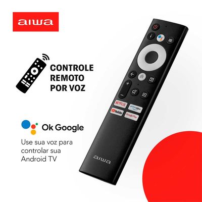 Smart TV AIWA 55” Android 4K Borda Ultrafina Dolby Vision&Atmos AWS-TV-55-BL-01-A
