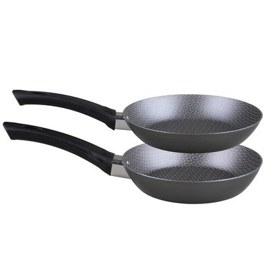 Conjunto 2 Frigideiras Francesa 18/22cm Antiderente Capri Luz Grafite