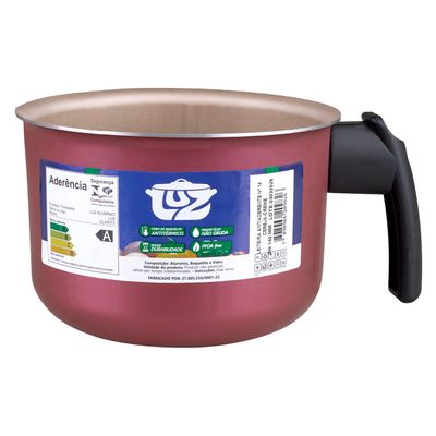 Leiteira 14 cm AA Cereja com Creme Luz