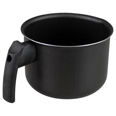 Leiteira 14 cm AA Preto Luz