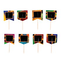 Kit Topper Arraia Tradicional 8UND 5CM Sortido CV255511 PLAY&FUN