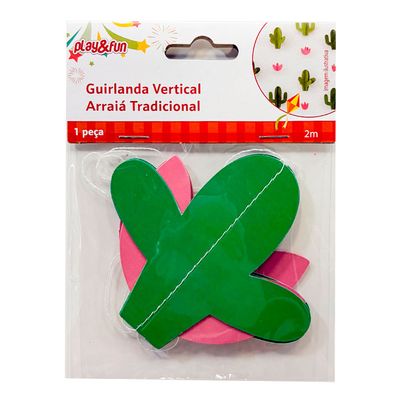 Guirlanda Vertical Arraia Tradicional  1UND 2M CV255505 PLAY&FUN