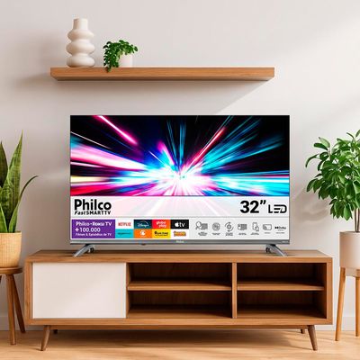 Smart TV 32" Philco Roku TV Dolby Audio HDR10 P32CRB