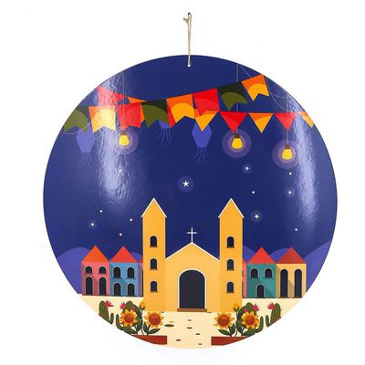 Painel Anarriê de Papel 50x50cm Playfun - Item Sortido