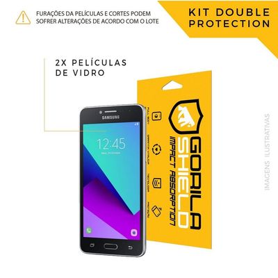 Película de Vidro Dupla para Samsung Galaxy J2 Prime - Gorila Shield