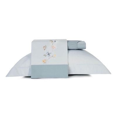 Jogo De Cama Solteiro King 3 Peças Altenburg Algodão Lux 200 Fios Peônia