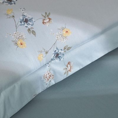 Jogo De Cama Solteiro King 3 Peças Altenburg Algodão Lux 200 Fios Peônia