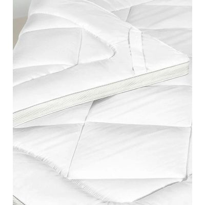 Pillow Top Super Volumoso Casal Lar e Lazer Branco UN / Branco
