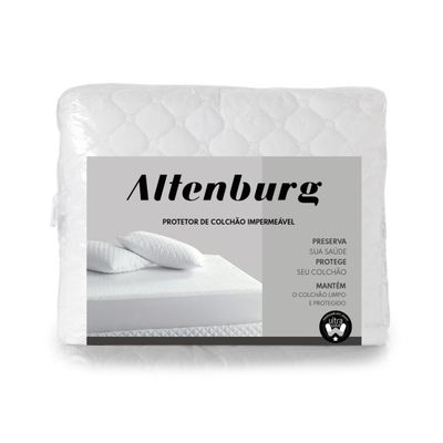 Protetor de Colchão Impermeável King Altenburg Branco UN / Branco