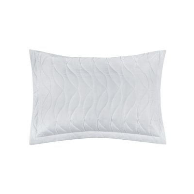 Porta Travesseiro Toque Acetinado Altenburg Branco UN / Branco