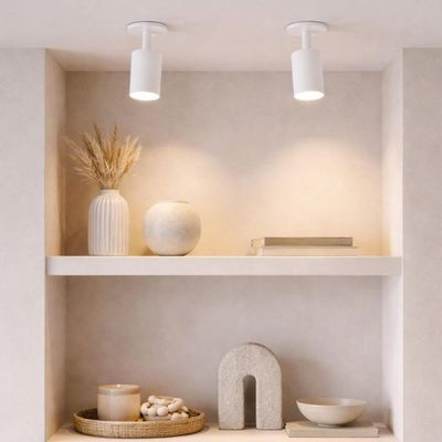 Luminária Spot Embutido Alumínio MR16 1129 Branco Bivolt Neo Dital Iluminação Focal Bivolt