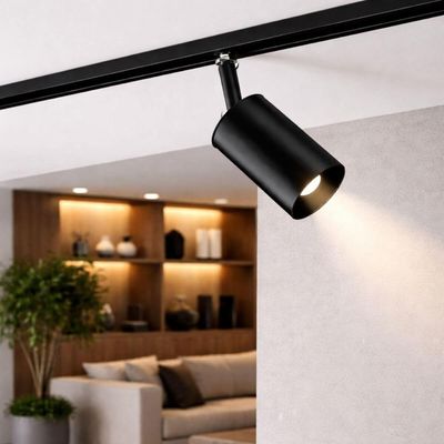 Spot Alumínio Preto Mr16 1130 Perfilado Bivolt Neo Dital Iluminação