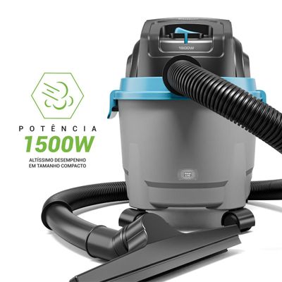 Aspirador de Pó e Água Philco Função Sopro 1500W PAS08A 127V