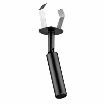 Spot Luminária de Teto 4,2x19,4cm Alumínio Preto Soquete G9 Embutir Neo Dital