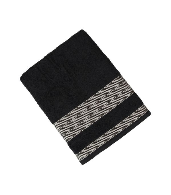 Toalha De Banho Siena De Algodão Atlantica Preto UN / Preto