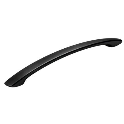 Kit 25 Puxadores Alça Reale para Móveis 96 Preto Bigfer Gavetas Portas Cozinha Armários