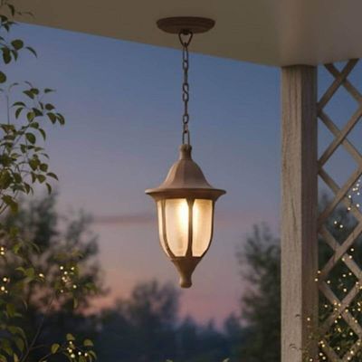 Kit 2 Luminárias Decorativas Pendentes de Teto Interna Marrom Termoplástico Lâmpada E27 Dital