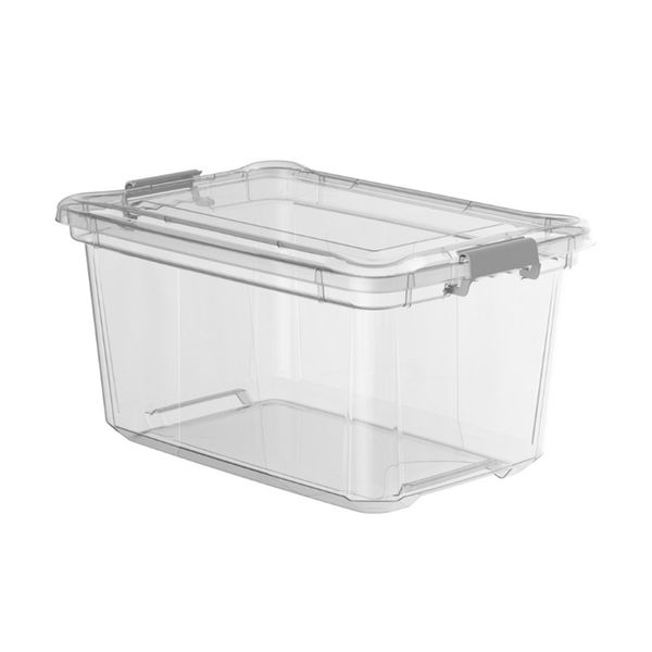 Caixa Organizadora Cristal 50 Litros PlasVale 4066