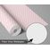 Papel de Parede Autoadesivo Linhas Geométricas Rosa Monocromática, Vinílico Removível DIY para Parede de Entrada, Decoração - S4sassy 63,5 cm (L) × 304,8 cm (C) / Rosa - Vinil Texturizado