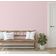 Papel de Parede Autoadesivo Linhas Geométricas Rosa Monocromática, Vinílico Removível DIY para Parede de Entrada, Decoração - S4sassy 63,5 cm (L) × 304,8 cm (C) / Rosa - Vinil Texturizado