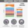 Cartazes Educacionais para Ensino Fundamental, Kit 25 Pôsteres Laminados: Mapas EUA e Mundo, Sistema Solar, Matemática e Mais - Traceease 27,94 Cm × 43,18 Cm / Multicolorido