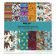 Bloco 25 Folhas Tema Indiano para Scrapbook - Papel Lado Único - Papel Cartão Colorido para Scrapbooking, para Cartões e Diários - Inkdotpot 30,48 Cm × 30,48 Cm / Multicolorido