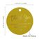 Etiqueta Pendurada de Papel Metalizado Obrigada por Celebrar a Futura Noiva para Lembrancinha de Chá de Noiva - Inkdotpot 50 Etiquetas Metalizadas / Dourado - Prata