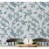 Papel de Parede Autoadesivo Botânico com Pássaros e Flores, Vinílico Verde Removível para Parede de Entrada, Decoração Fácil - S4sassy 63,5 cm (L) × 609,6 cm (C) / Verde - Vinil Liso